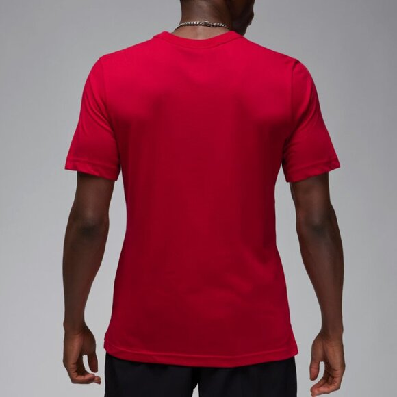 NEW with Tags Nike Jordan Sport Men's Dri-FIT Short-Sleeve Top Gym Red/Black XXL - Picture 2 of 5
